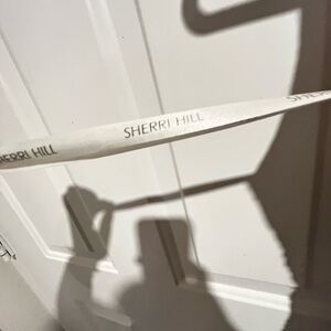 Beaded Champagne prom dress Sherri hill